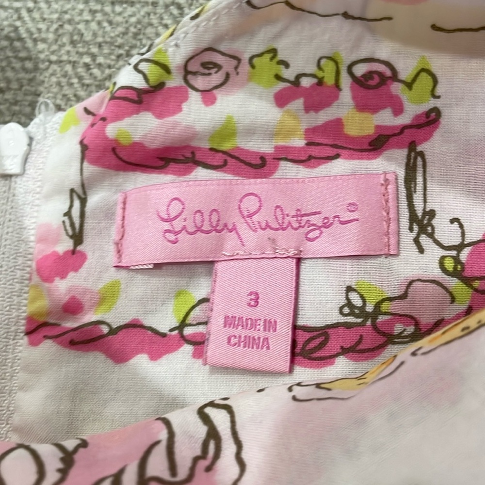 Lilly Pulitzer “Let Them Eat Cake” dress, size 3T - Picture 13 of 13